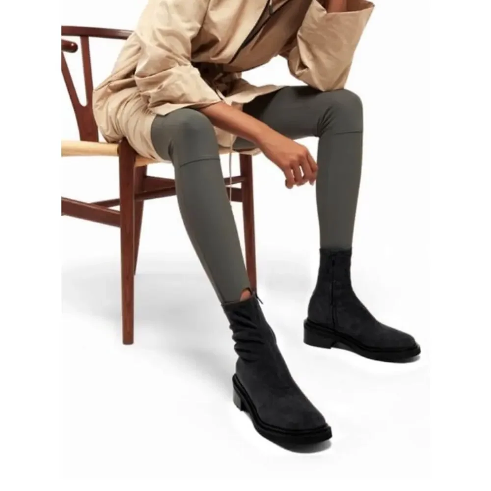 By FAR Kah Stretch Suede Bootie size 6.5